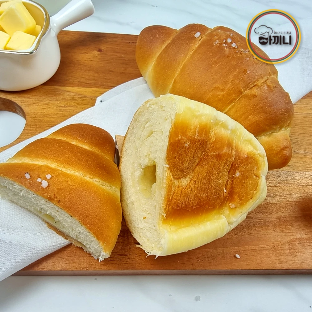 Aakini butter salt bread 75g 8 bags brunch frozen Home Cafe dessert/butter salt bread 75g x 8 bags