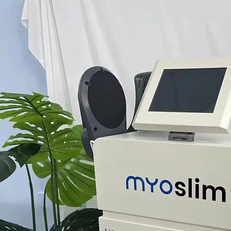 

Профессиональный аппарат для коррекции фигуры Ems Body Sculpt Machine Myoslim Neo, стимуляторы мышц, массажер для всего тела, 5 насадок с подушкой для тазового дна.