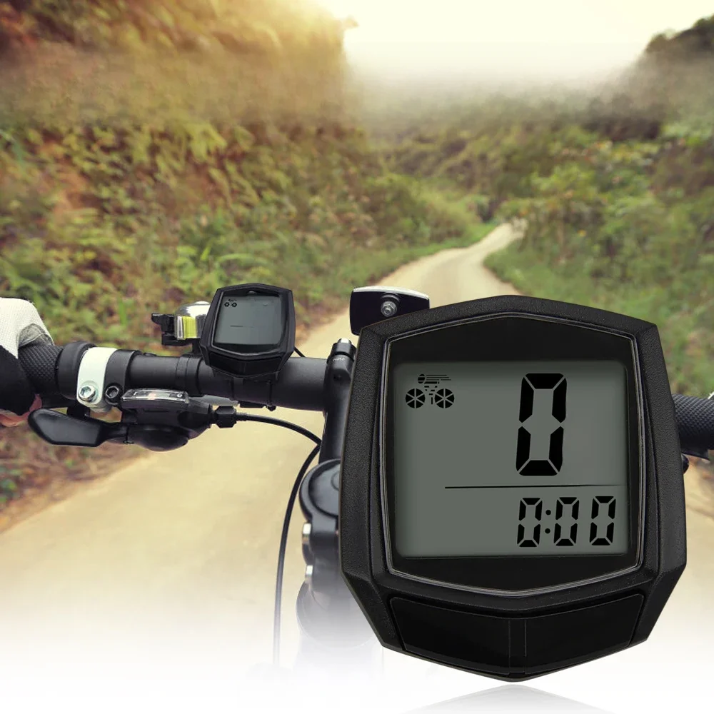 AliExpress UK Sunding Waterproof Bicycle Computer with LCD Digital Display MTB Bike Odometer Speedometer Cycling