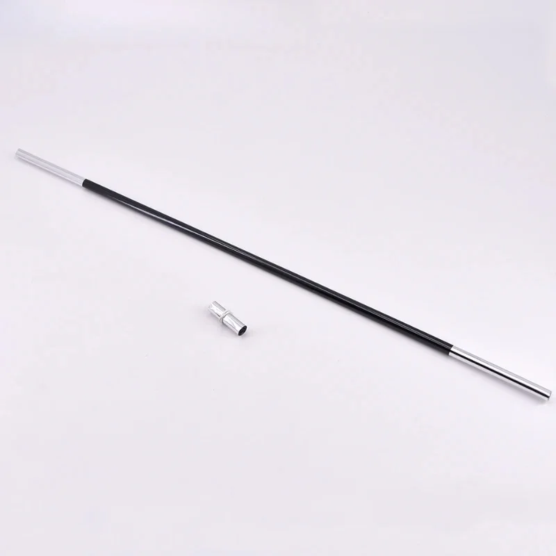 Mini canne d'apparition noire, 50cm, 10 pièces, tours de magie, scène, rue, tension icide, gimmicks, accessoires de production, anciers en plastique