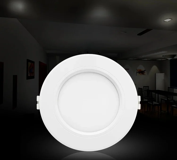 FUT068 6W Rgb + Cct Led Downlight AC100-240V Ronde Smart Led Panel Light Dimbare Compatibel App/2.4G hz Rf FUT092 Afstandsbediening - afbeelding 2