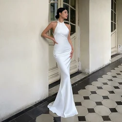 Modern Mermaid Wedding Dress 2026 Trend Sexy Customized Women Sexy Bride Dress Halter Neck Elegant Bride Dress For Wedding Party