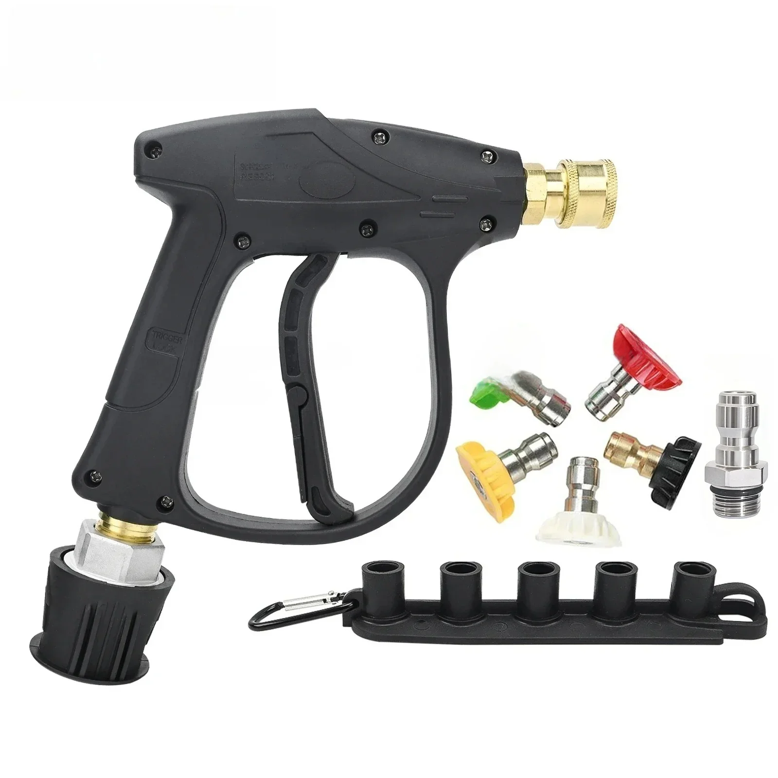 Hogedrukreiniger voor Car Cleaning Water Karcher Gun Quick Connector Slang Auto Nilfisk Parkside Bocsh Koolzuurhoudende Nozzles Reel Otto - afbeelding 2