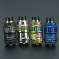 wolfcoolvape monster tank Sub Ohm tank 316ss Atomizer Rebuildable Adjustable 6ml 25mm Diameter Sub Ohm tank vs Zeus Sub Ohm tank