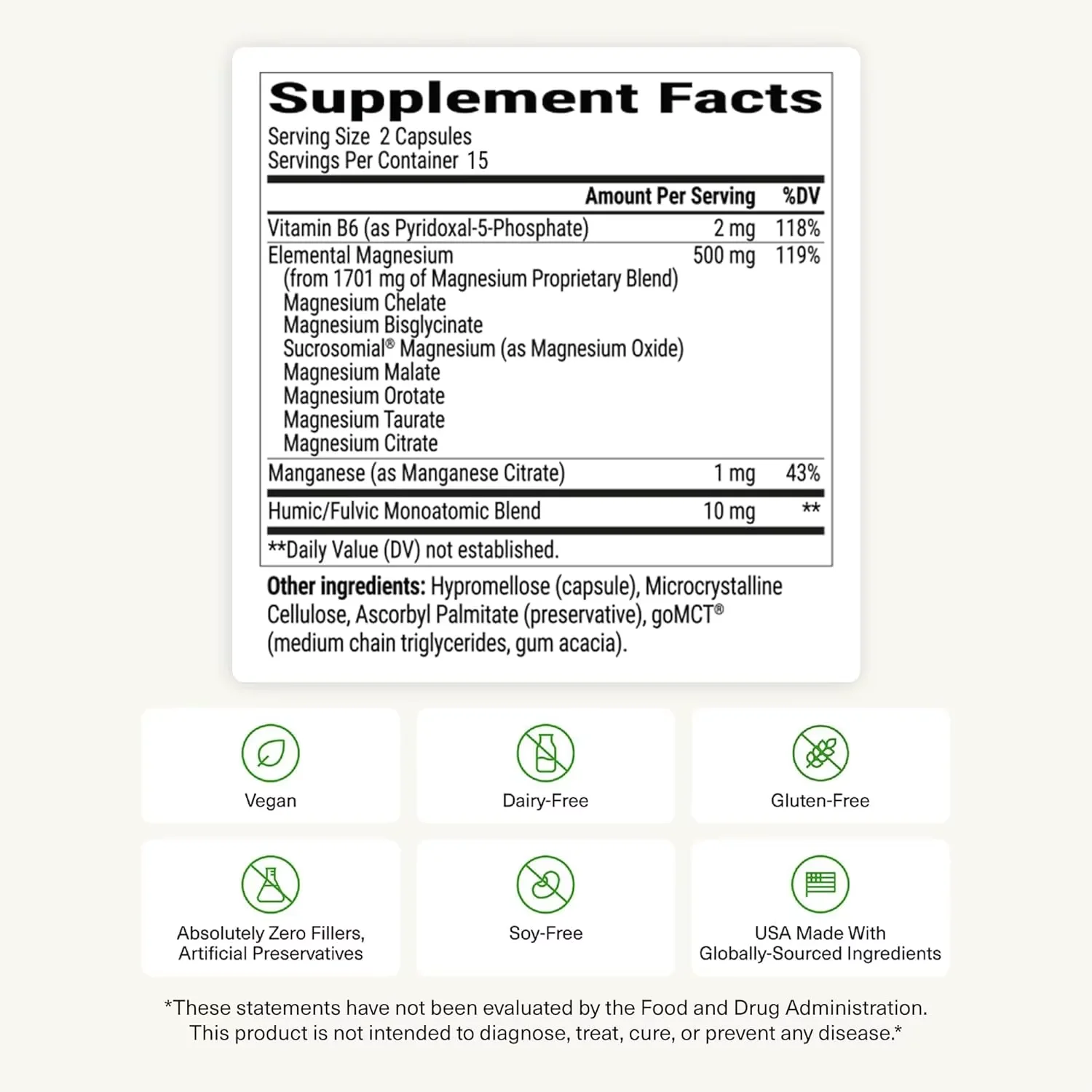 مكمل المغنيسيوم المبتكر بتركيز - مراجعة Magnesium Glycinate Capsule وسعره