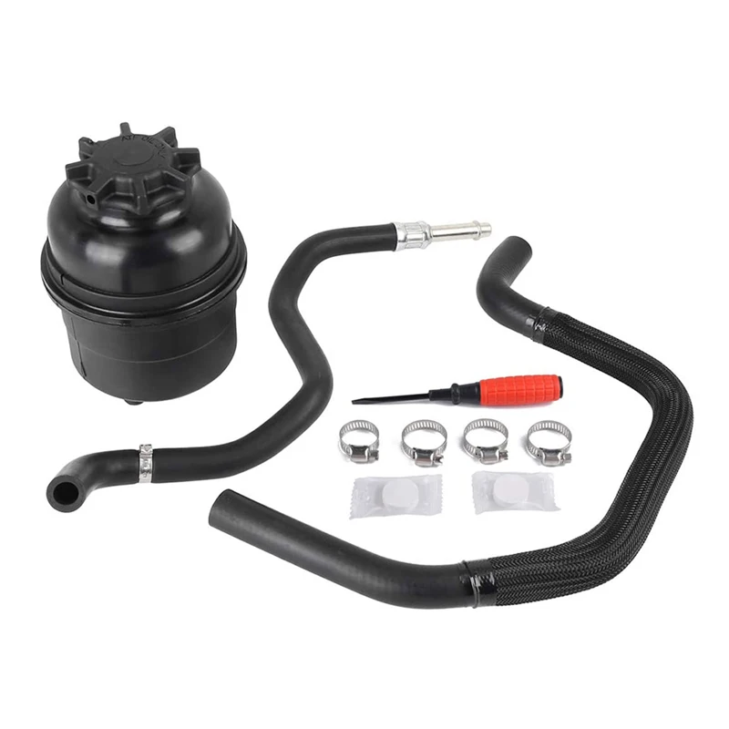 Power Steering Fluid Reservoir Tank and Power Steering Hose Compatible for BMW E30 E46 E36 323i 325i 328i 330i