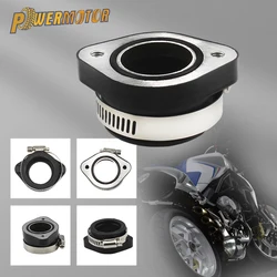 PE28 28mm Universal Intake Manifold Carburetor Motorcycles Intake Pipe for Koso Keihin Mikuni 2 Stroke Motocross Accessories