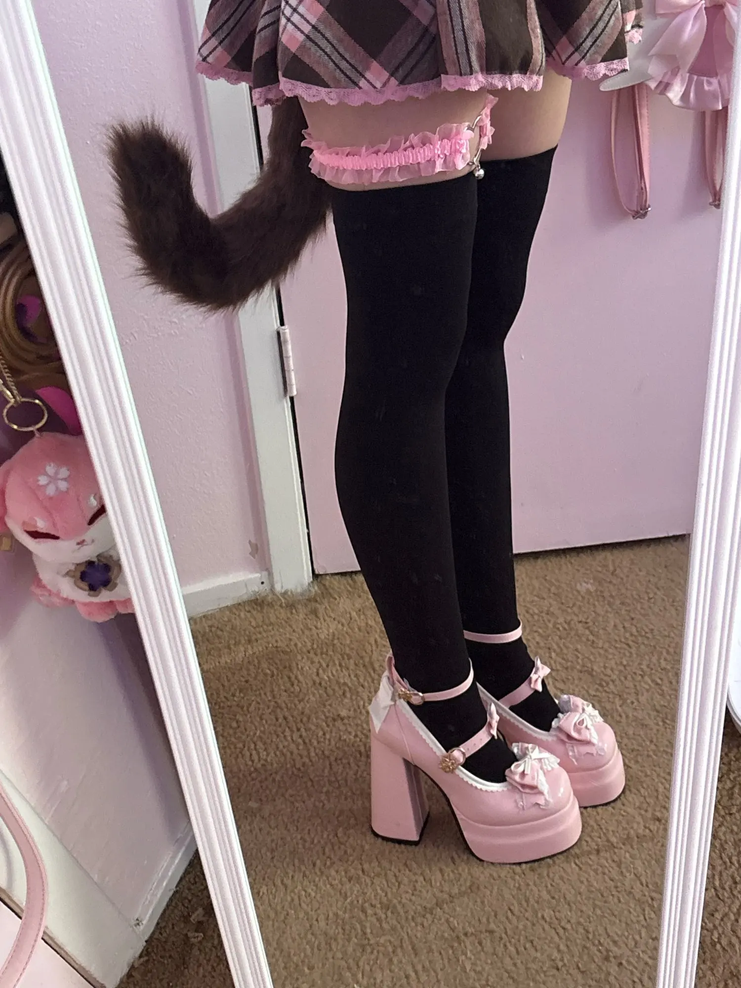 Long Tube Over The Knee Socks Velvet High Elasticity Uniform White Anti-slip Slim Velvet Thigh Women Girls Height 190cm Stokings photo review