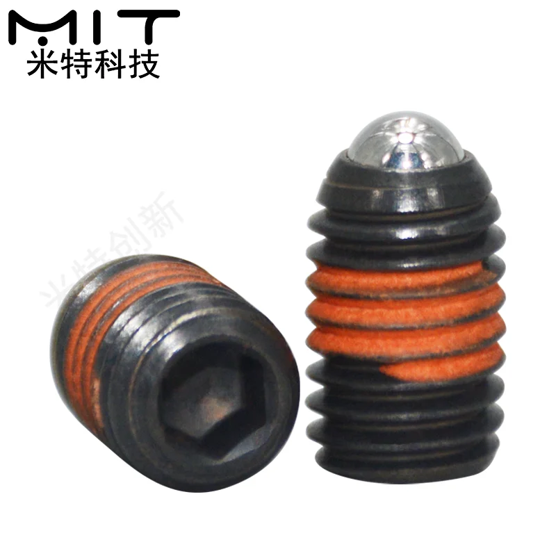 factory outlet 1pcs Hex Hexagon Socket Ball Plunger Set Screw M3/M4/M5/M6/M8/M10/M12/M16 Spring Plunger Set Screw