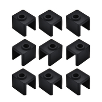 Silicone Sock Fits Neptune 4, Neptune 4Pro J-head Hotend Extruder Heated Block Protect Cover for NP4,N4P Pro 3D Printer