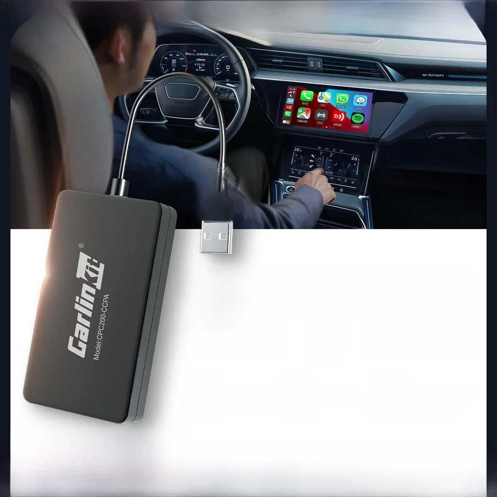 Carlinkit CCPA Wireless Android Auto Wireless CarPlay Adapter Screen Mirroring for Modify Android System Car Screen Radio Stereo