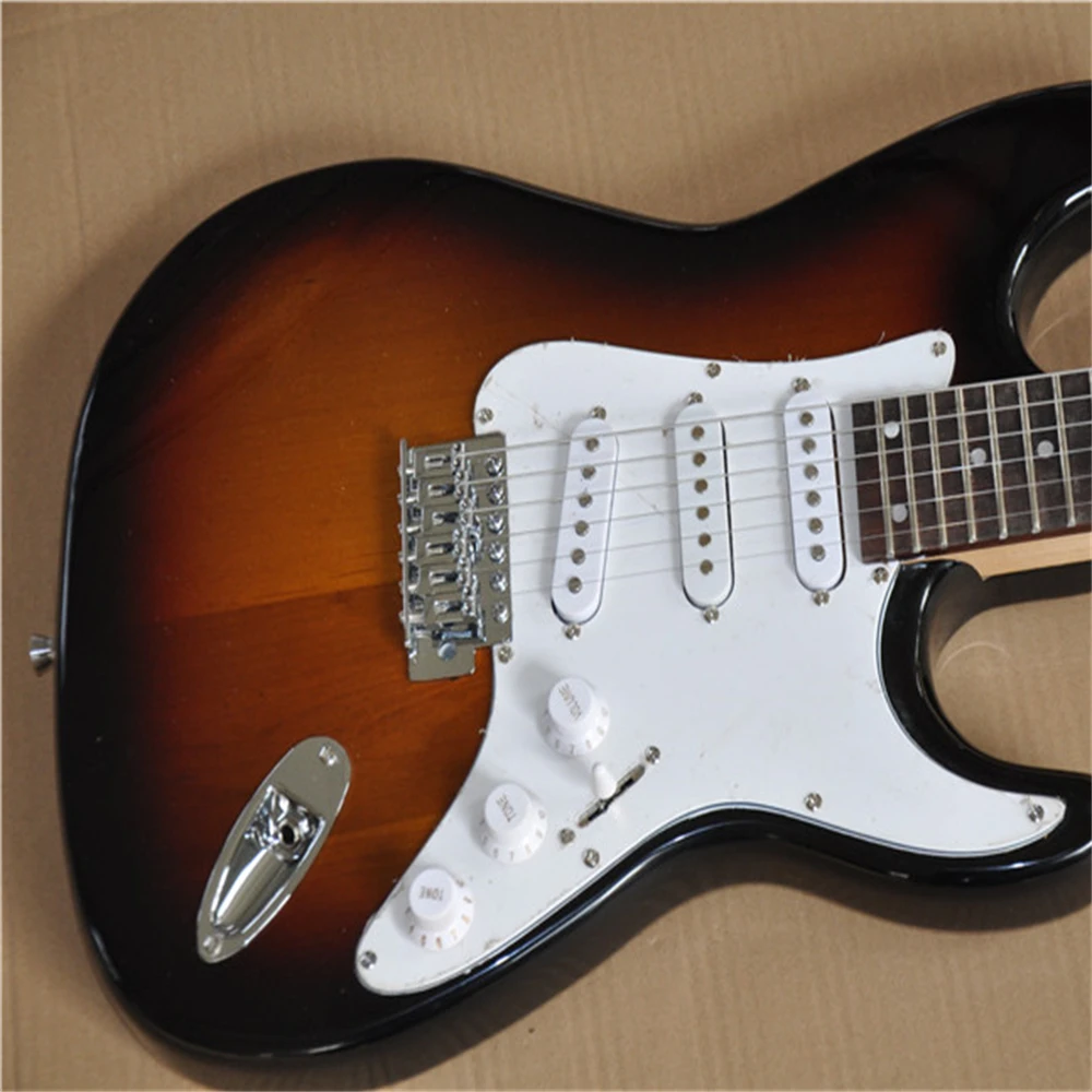 

6tring Electric Guitar SSS Pickups Maple Neck Chrome Part