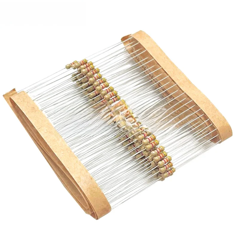 100 pièces 1/4W nouvelle résistance à Film de carbone 5% 0R-10M 0R 10R 22R 47R 100R 220R 470R 1K 3.3K 10K 47K 100K 220K 47 100 150 Ohm 0.25W