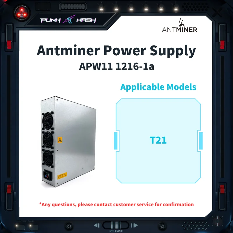 Bitmain Antminer PSU ASIC Miner Voeding APW17 APW11 APW12 Mijnwerker Onderdelen voor S19 S21 L7 T21 KS3 Half Jaar Garantie