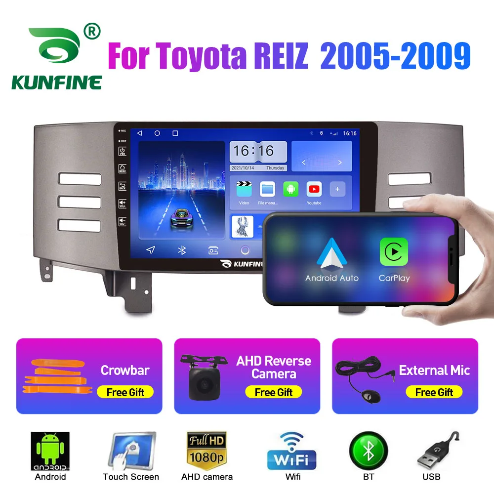 

10.33 Inch Car Radio For Toyota REIZ 2005-2020 2Din Android Octa Core Car Stereo DVD GPS Navigation Player QLED Screen Carplay