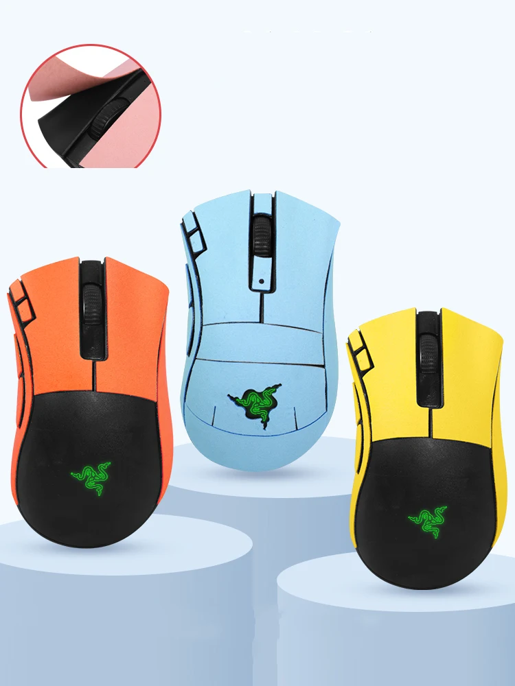 Anti-Slip Mouse sticker Suede Full / Half cover Mice Sticker For Razer DeathAdder V2 X HyperSpeed Mouse