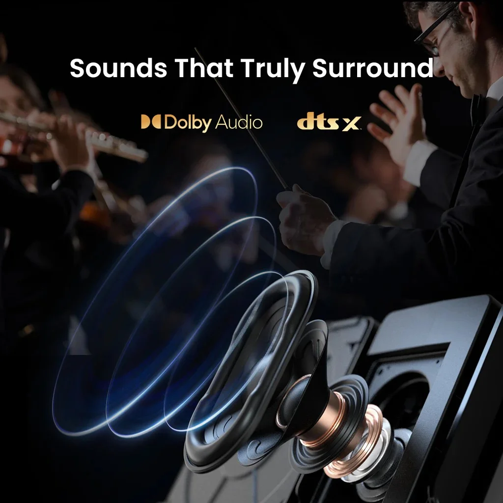 Dangbei Mars Pro 2 (DBOX02) Dlp 4k Projector Smart Google Tv Laser 2450 ISO Lumens Movie 3D Laser Projector المسرح المنزلي