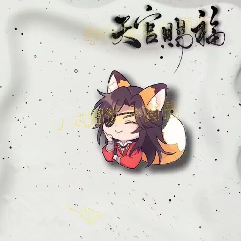 Tian Guan Ci Fu Mo Dao Zu Shi Cute Anime Badge Acrylic Brooch Heaven Official’s Blessing Hua Cheng Cosplay Lapel Pins Jewelry