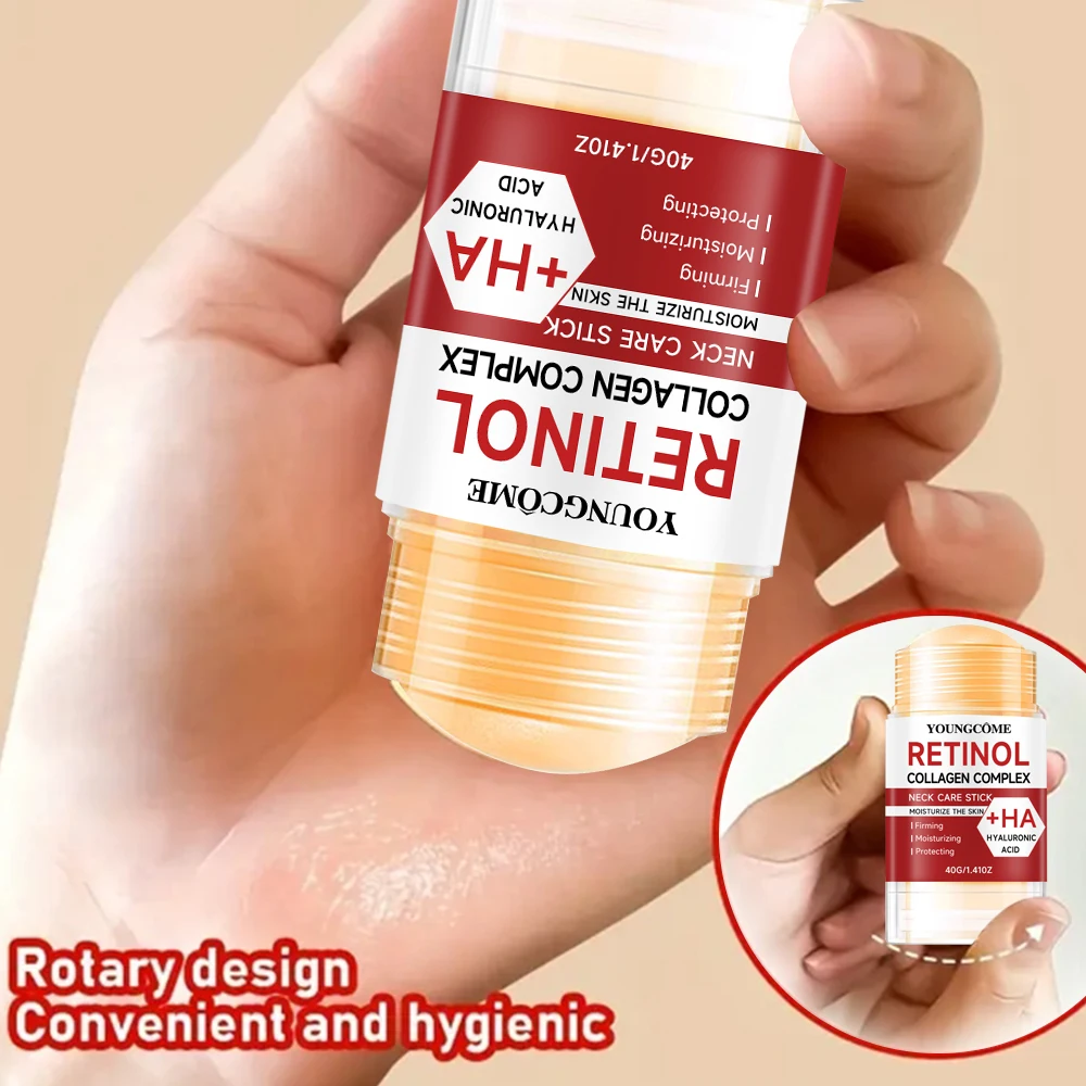 Retinol Face and Neck Treatment Bar with Firming Elasticity Improve Loose Skin Lotion Moisturizes and brightens skin products - 5