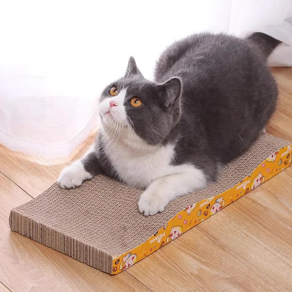 SMELL & SMILE Scratching Cat Carton Scratching Premium Texture Durable Reversible Different Size Random color