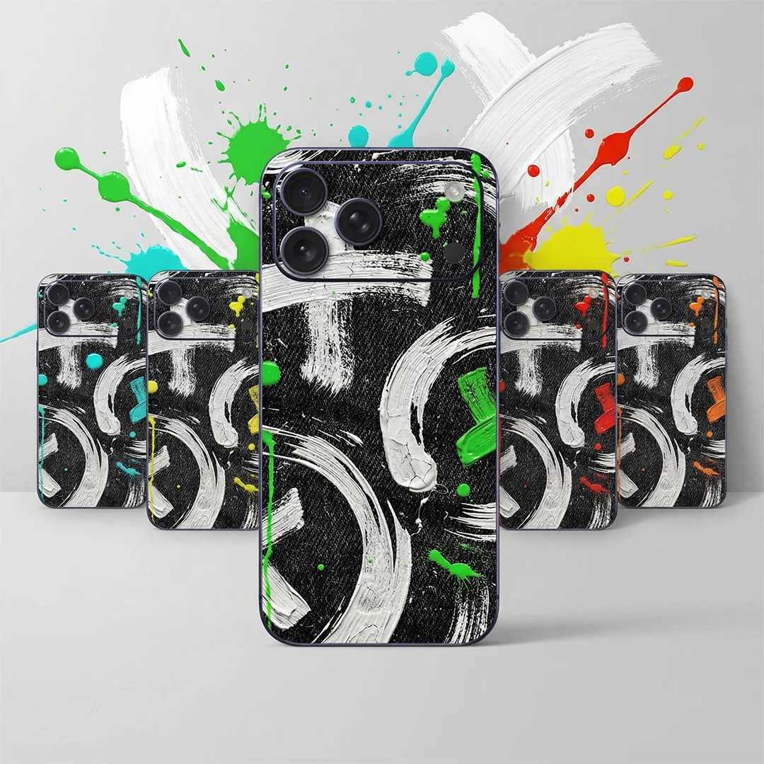 

Vinyl stickers for iphone 17 Pro Max / for Iphone 17 Pro - Street Graffiti Collection By Nexa Skins AWF001 - Skins for iPhone