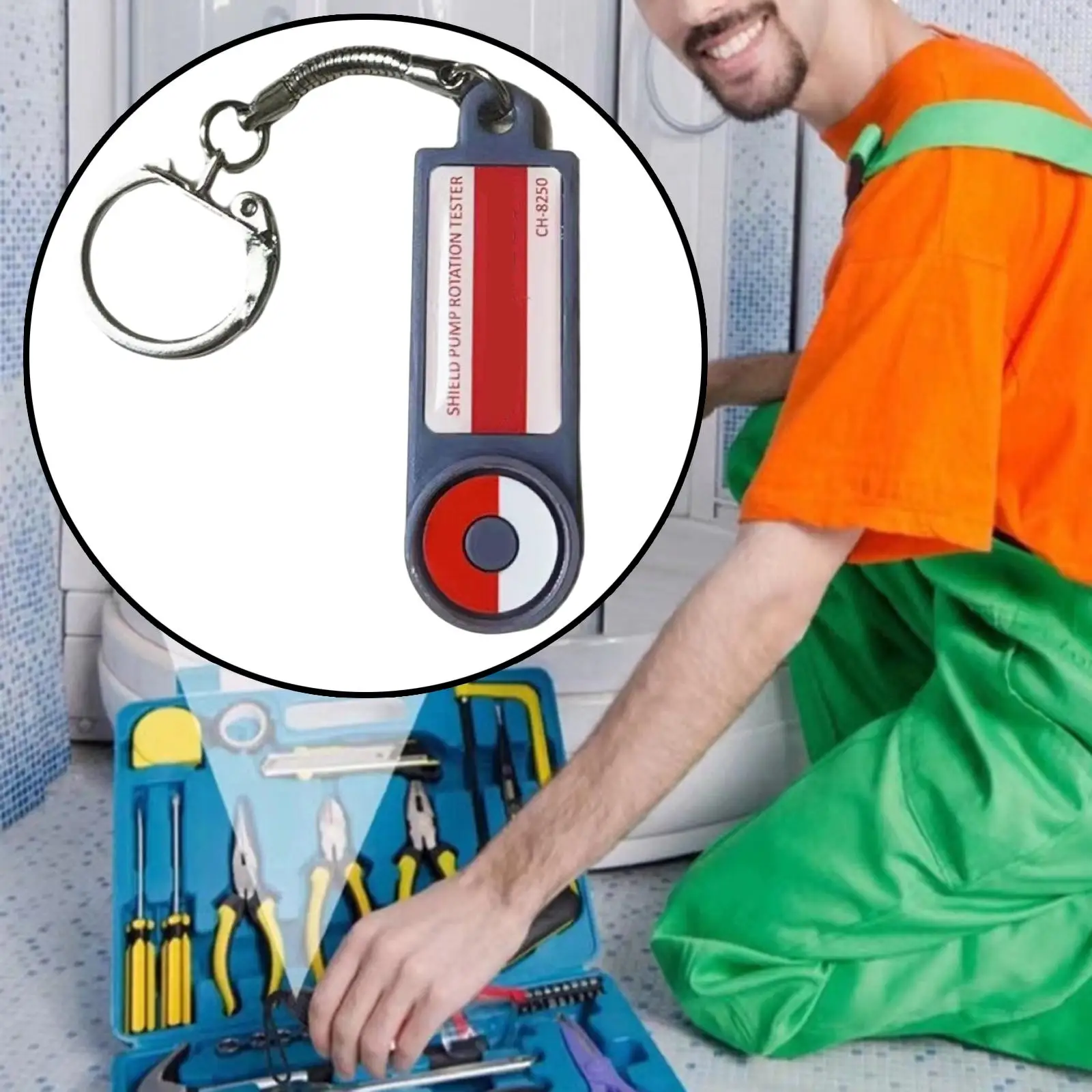 Solenoid Valve Check Tool Built-in Indicator Rotation Tester and AC Detector Solenoid Magnet Tool to Detects AC Fields