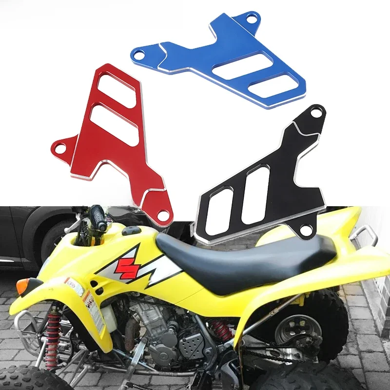 ATV UTV motocykl aluminiowa przednia zębatka pokrywa osłona łańcucha Protector dla Suzuki LTZ 400 LTZ400 2003-14 Quad akcesoria sportowe — zdjęcie 2