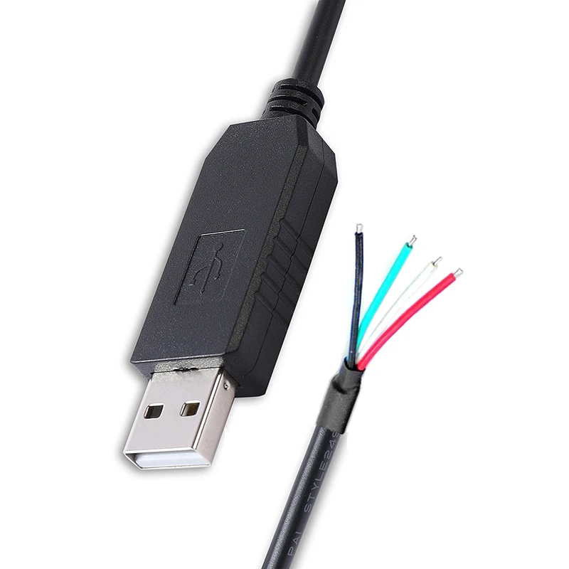 USB إلى Uart TTL 3.3 فولت سلك نهاية محول كابل محول 6FT غزير PL2303 رقاقة سلك فتح كابل