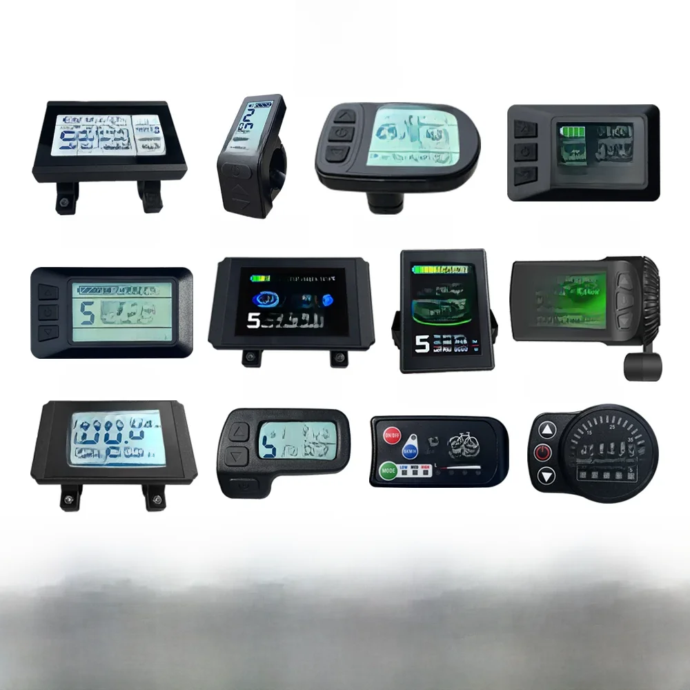 AliExpress RICETOO Ebike KT LCD LED Display Waterproof SM Plug 24V36V48V72V LCD3 LCD4 LCD5 LCD7 LCD8H LCD9 LED880 LED900S for Electric Bicycle Kit