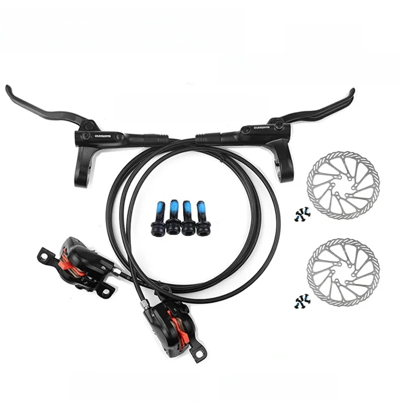 AliExpress Original Shimano MT200 MTB Mountain Bike Hydraulic Disc Brake Left Front Right Rear 145CM Rotor RT56 RT54 RT26 RT30 HS1 G3 160MM
