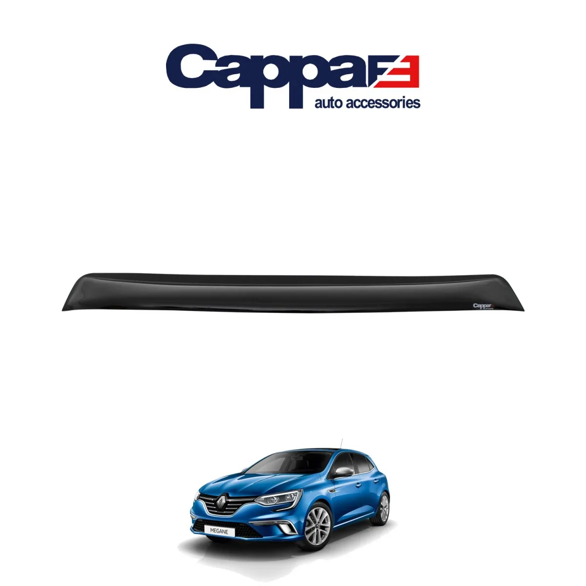 

For Renault Megane 4 2016 and later--- Rear Window Spoiler---Car Styling Auto Accesories Diffuser Wings Flaps Ornament Body Kit