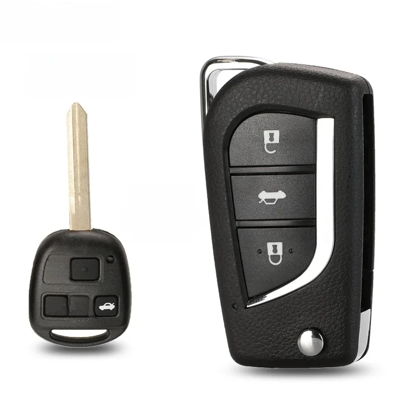 Jingyuqin ulepszony pilot TOY47 brelok 434MHz 4D66 dla Toyota Yaris Avensis Corolla Carina itp. nr części: 89071-05010 — zdjęcie 2
