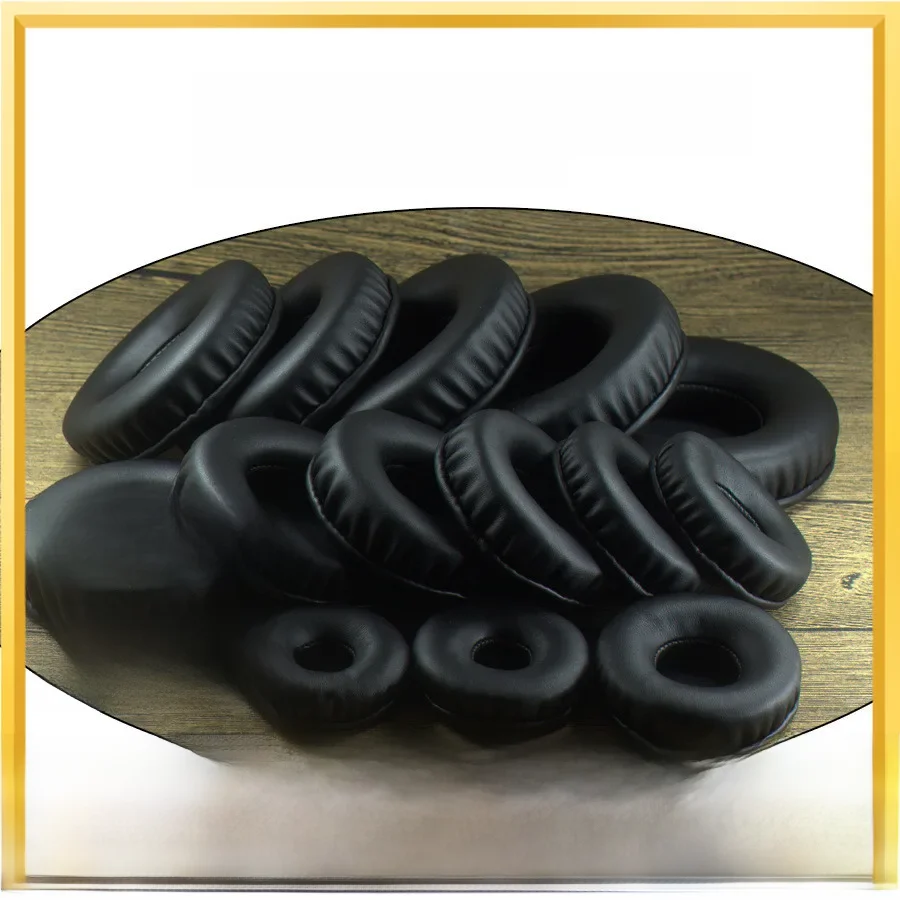 Weiche PU-Ohrpolster 45MM-110MM Schaumstoff-Ohrpolster 60mm 70mm Kissen für Sony für AKG für Sennheiser für ATH für Philips Kopfhörer 11.8