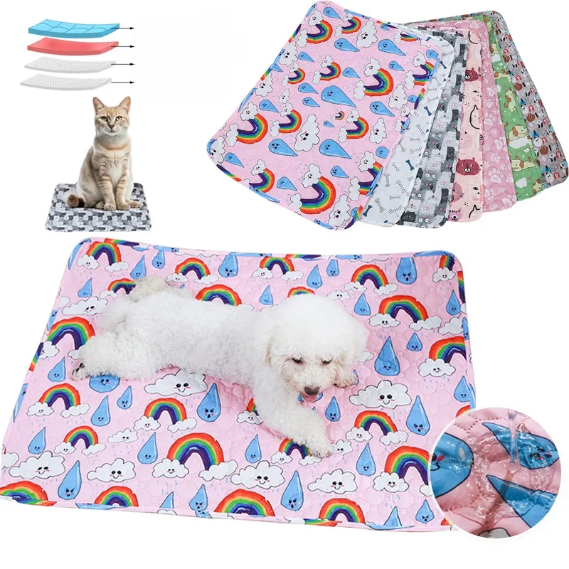 Wasch bare Haustier Pee Pad Haustier Windel Matte wieder verwendbare Matten für Hunde Hunde bett