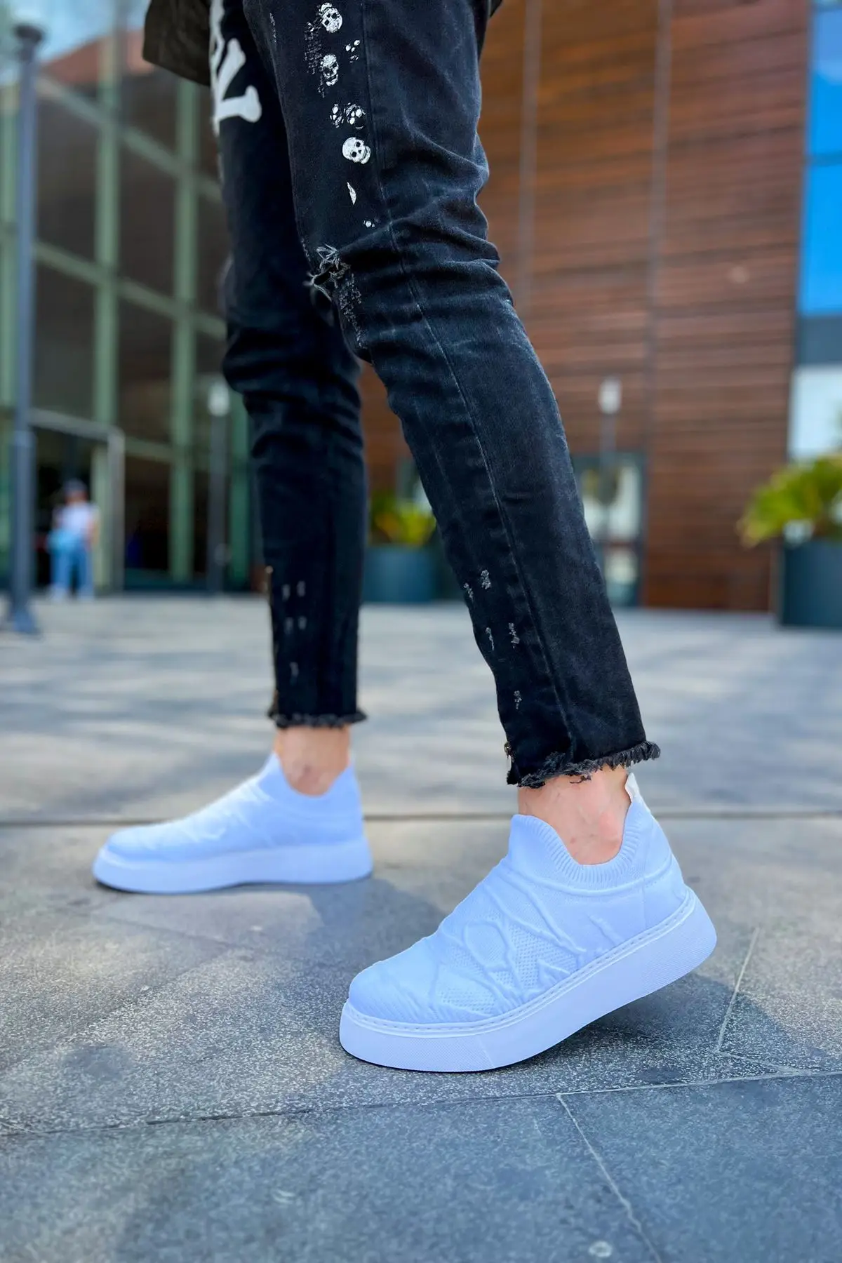 Sapatos esportivos brancos CHEKICH, tênis de sola alta, adequado para uso diário, marca original, Yorkshire, CH411, 2024