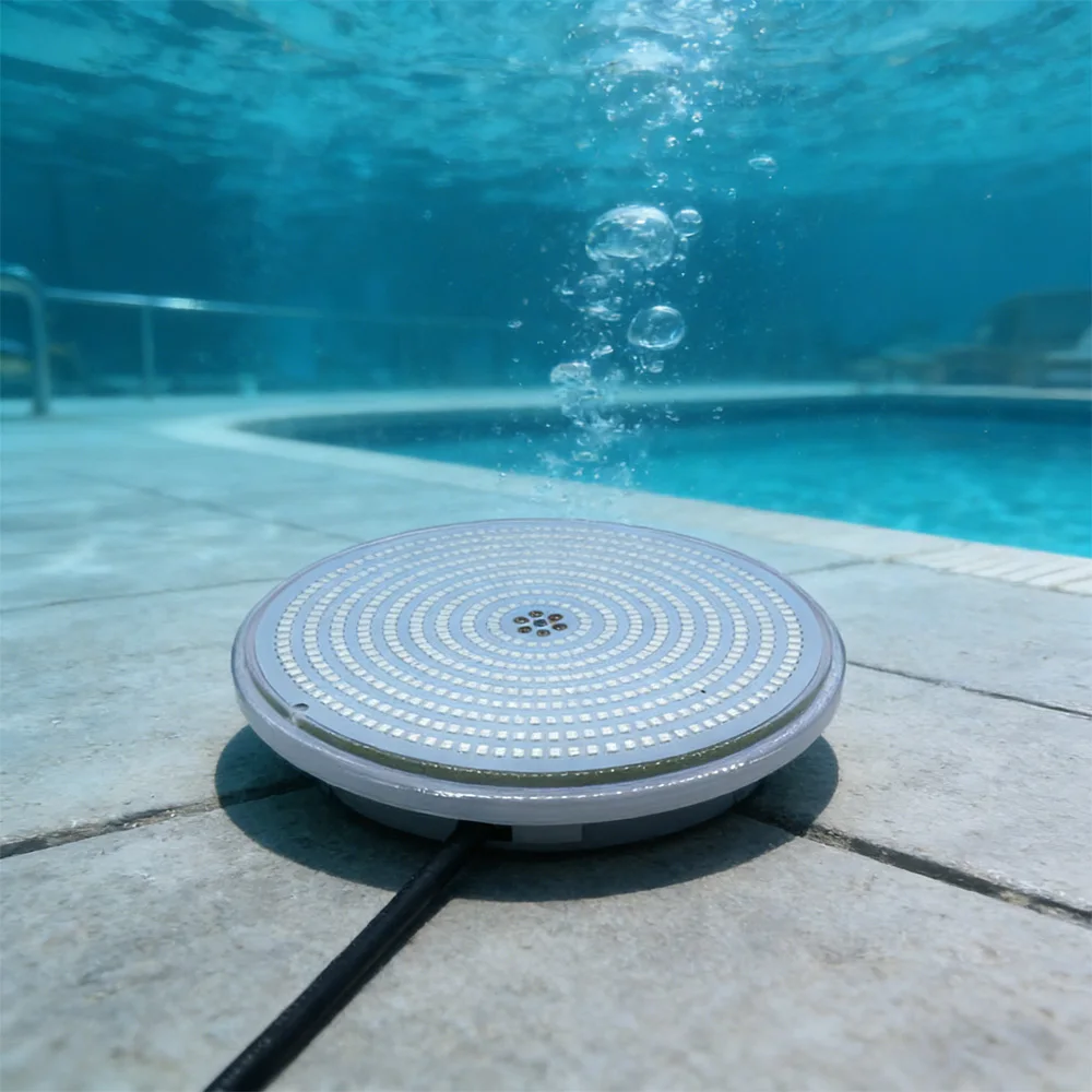 18W 30W 42W Resin Filled IP68 Waterproof LED Pool Light 12V RGB Switch On/Off Colorful