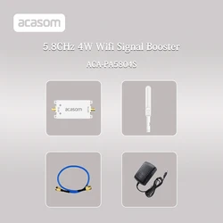 Répéteur WiFi sans fil 5.8GHz, 4W, amplificateur de Signal, Booster, routeur, extension de la portée