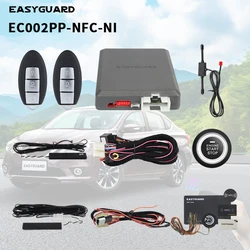 EASYGUARD Plug & Play CAN BUS fit for Nissan KICKS Venucia D50 push button start PKE car alarm system remote auto starter