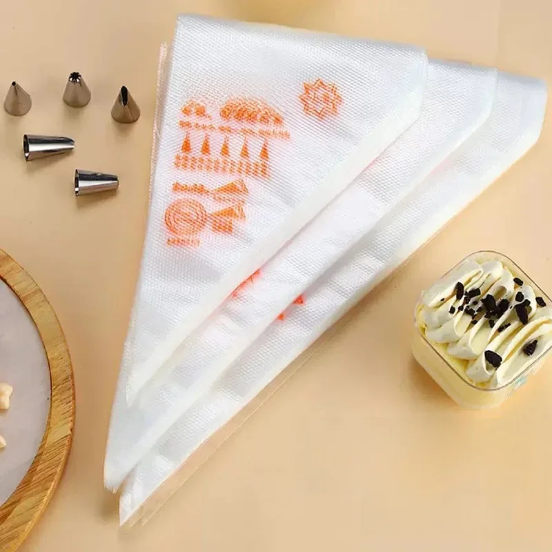 Kit de sacs à douilles jetables, outils professionnels de décoration de gâteaux pour cupcakes, cuisson de Fondant, accessoires de crème de pâtisserie, 20/50/100 pièces