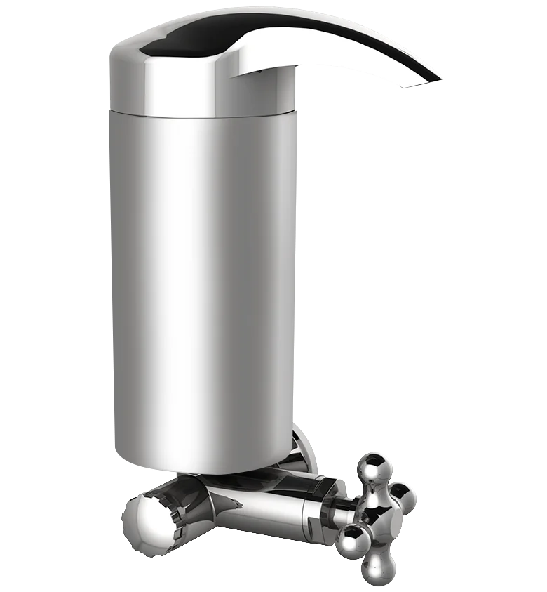 Water Purifier For Kitchen Crystal Wall Without Faucet Port Beautiful Luxury Chrome With Gauge 1/2 