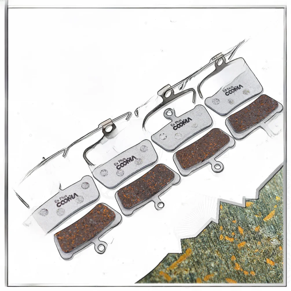 AliExpress COOMA SPORT 4 Pairs, Bicycle Disc Brake Pads for SRAM G2, Guide Ultimate, RSC, RS, R Avid Elixir Trial, Ex Plus Class, Alu-Alloy Resin