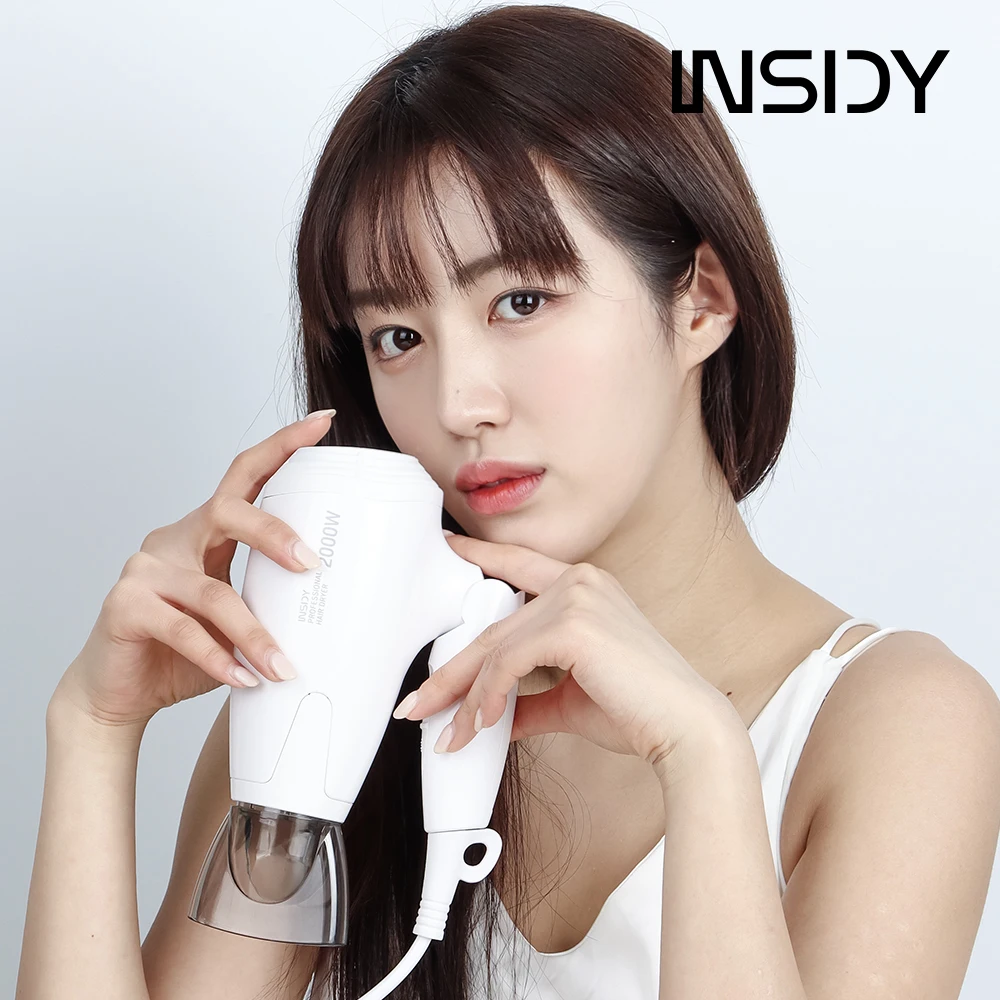 INSIDY Folding Hair Dryer 2000W Light Portable IHD-2000