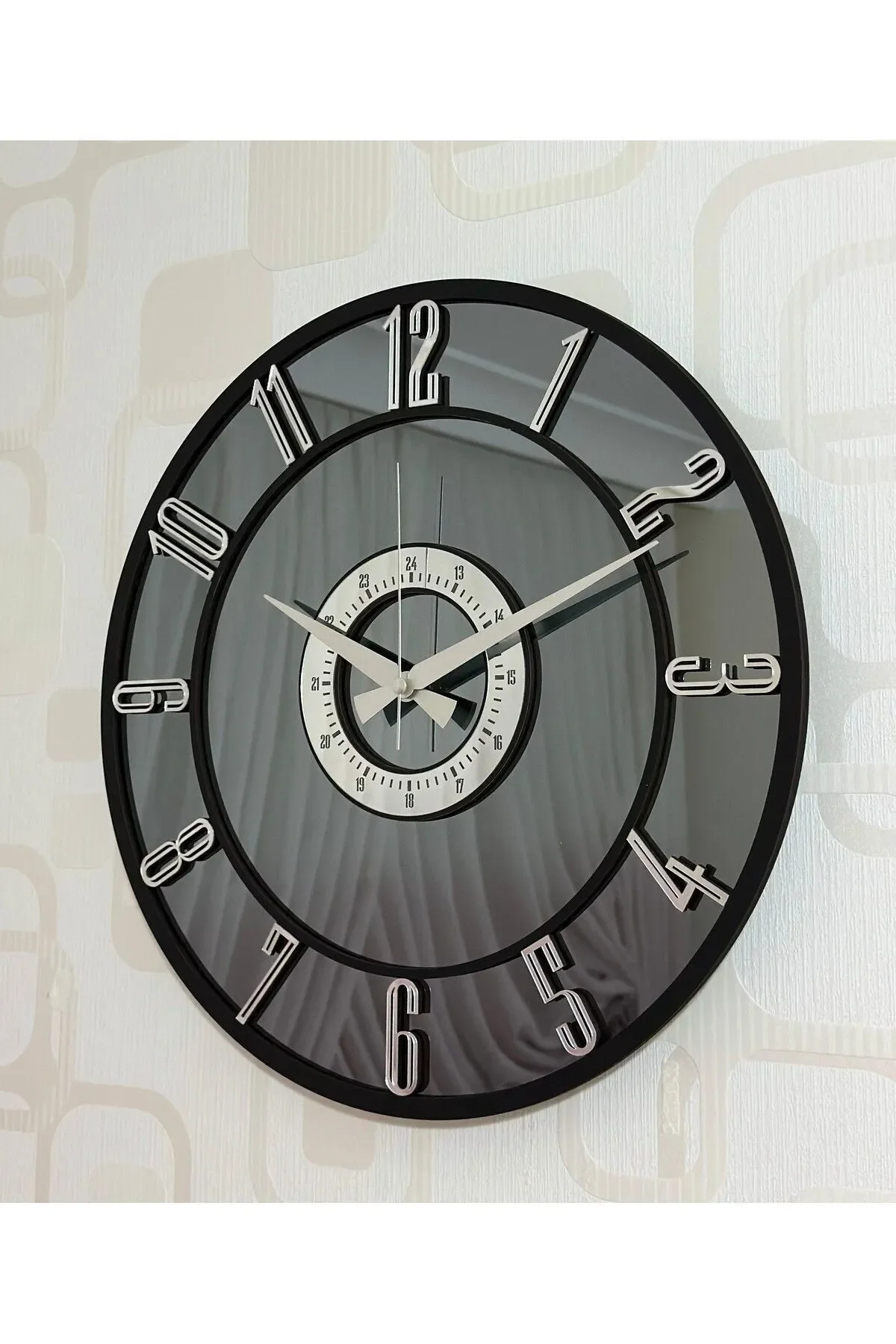 

Mirrored Wall Clock (Real Mirror) 40 cm Modern Design