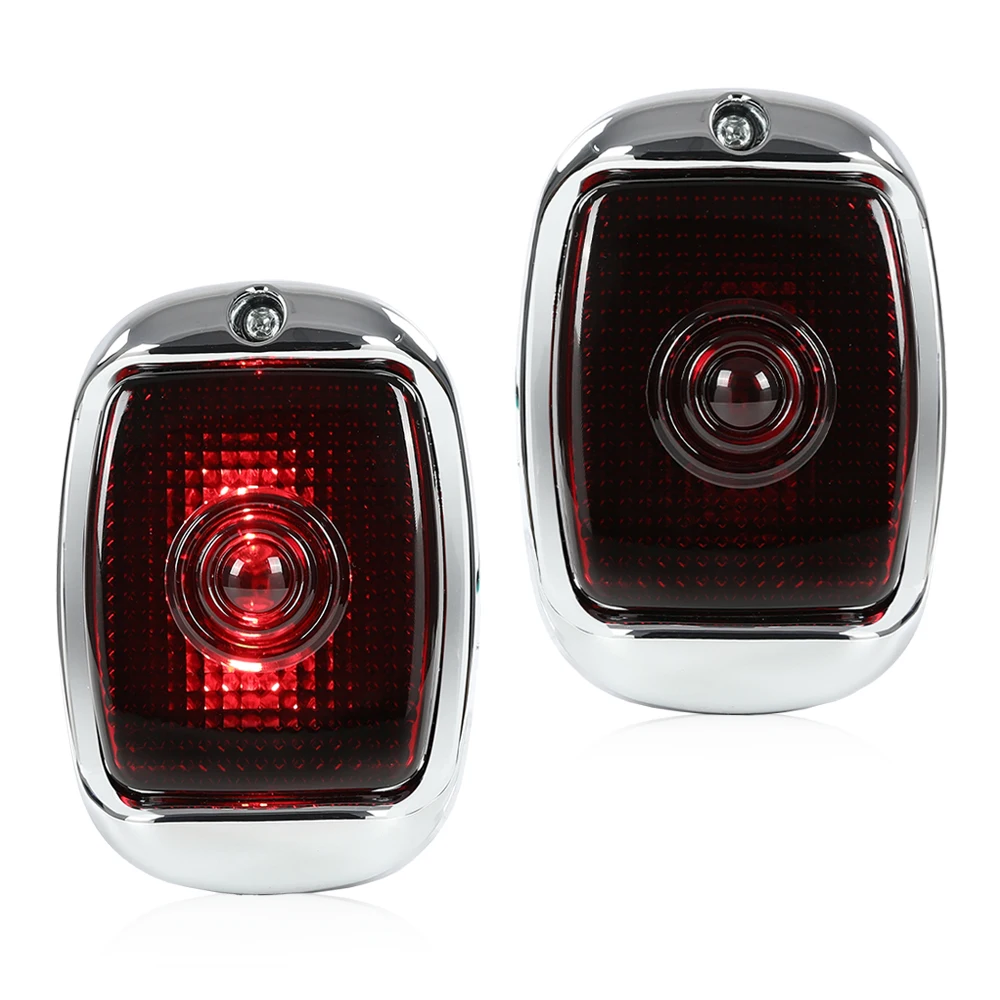 

Задние задние фонари в сборе с лампами, красная линза, левая и правая сторона, подходит для пикапа Chevy First Series 1940-1953