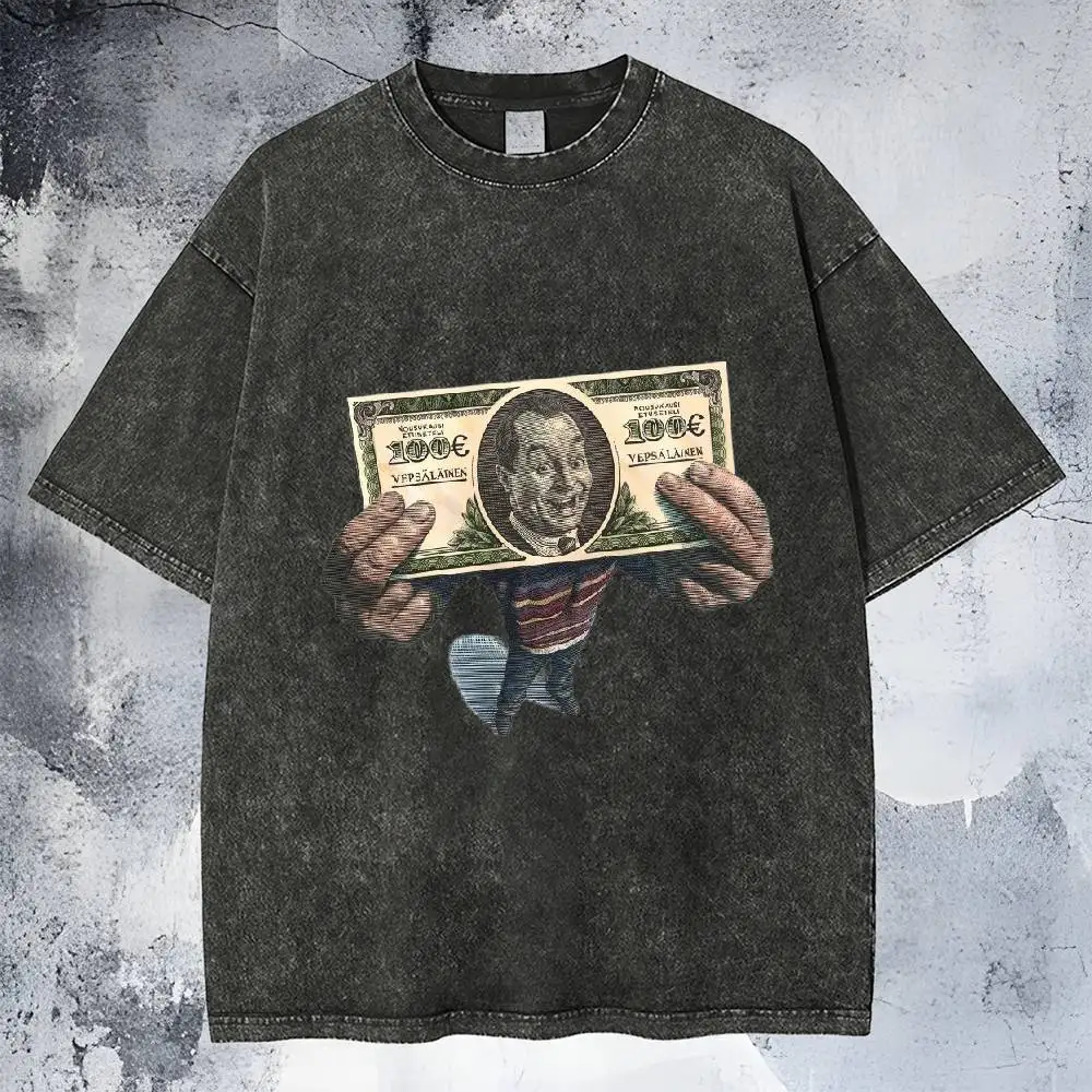 shirt Trendy Grafische T-stukken Plus T-shirt Bundel Streetwear Oversized Vintage Casual Katoen Comfort Bijpassend Unisex T-shirt Zomer