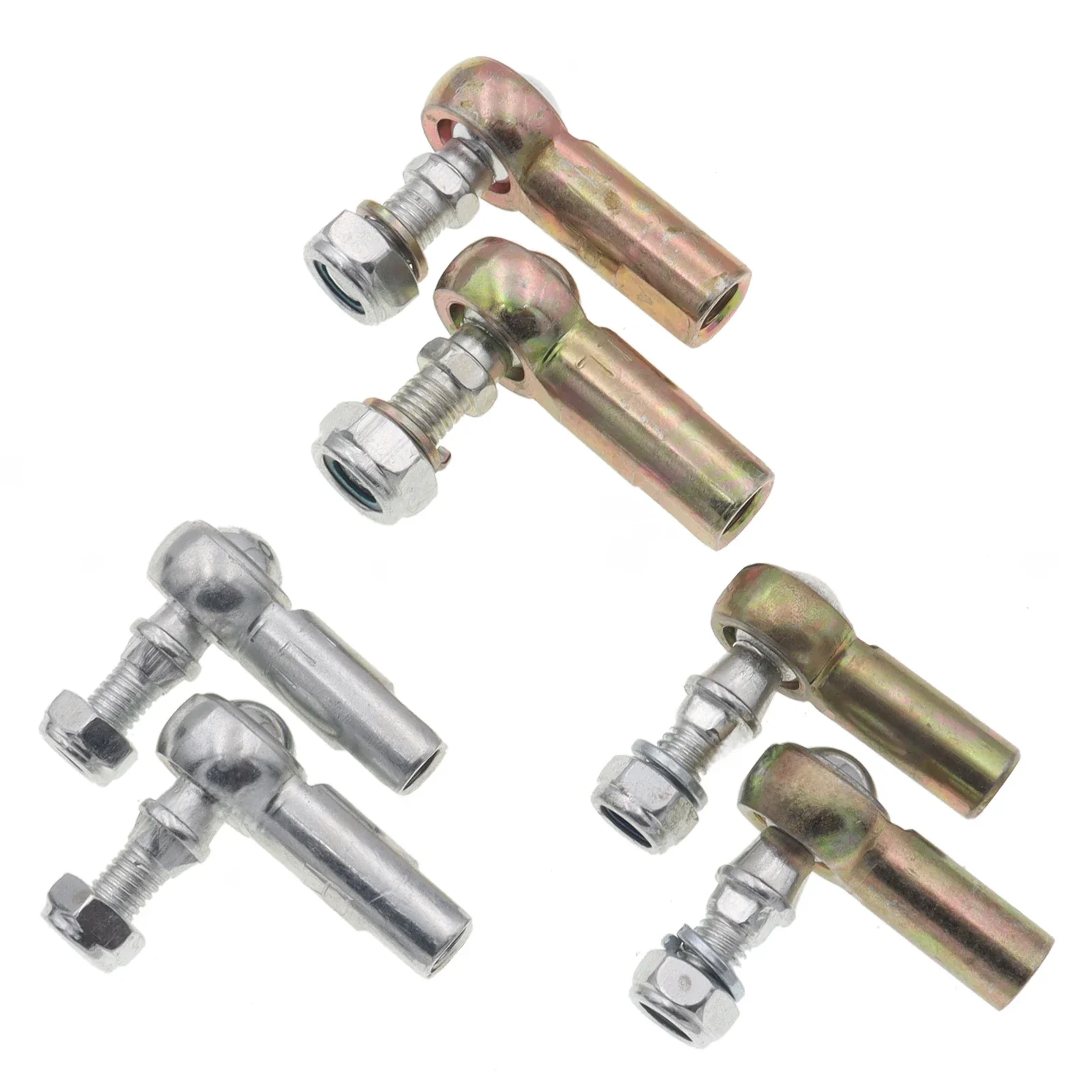 AliExpress Nowhat 1Pair M8/M10 Left Right Thread Ball Joint Tie Rod End for 47cc 49cc Mini Chinese Quad ATV Bike