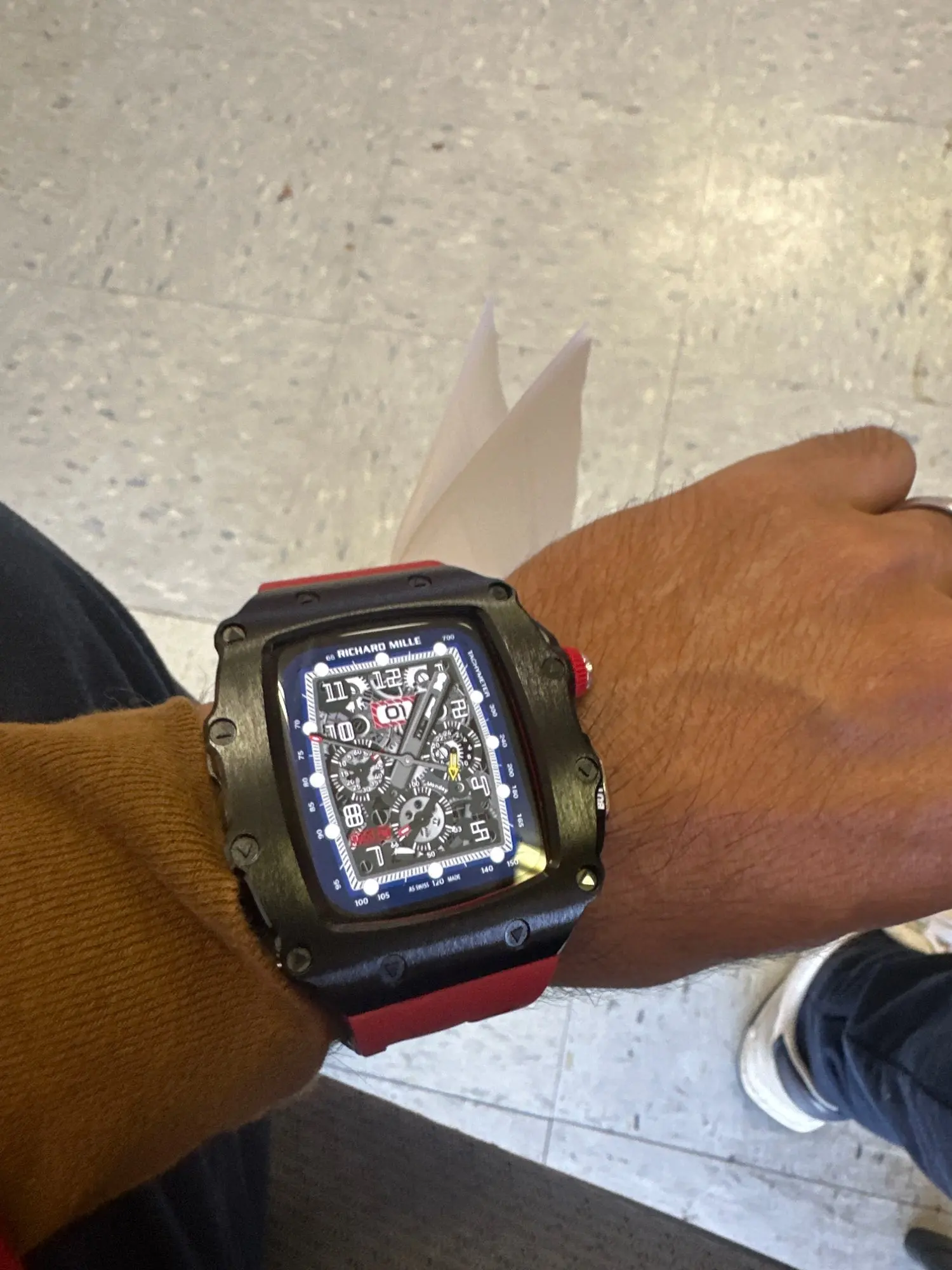 RM7006 Titanium Retrofit Kit For Apple Watch Ultra