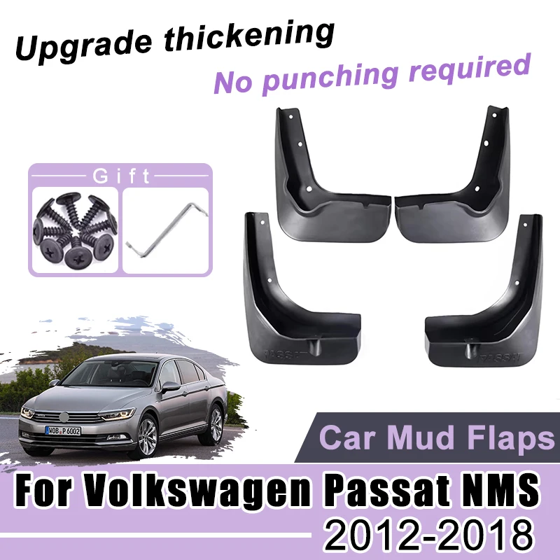 

For Volkswagen VW Passat NMS 2012~2018 2014 Car Accessories Auto Parts Tools Front Rear Parts Anti-splash Guards Flap Fender ABS