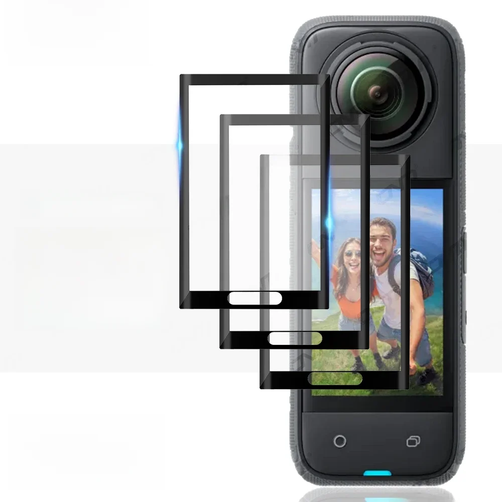 Protetor de tela anti-risco, Insta 360, acessórios X4, película protetora de cobertura total, não