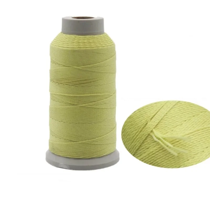 Fil à coudre ignifuge 1414 Kevlar 1000D * 3, pour pneus, résistant à l'usure, à haute température, 560 degrés, ignifuge